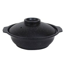 單人鑄鐵雙耳湯鍋, 20cm, 混色