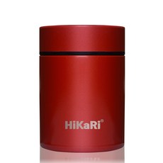 HiKaRi 不鏽鋼保溫便當盒, 紅色, 200ml