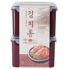 Chef's Ware 長效保鮮泡菜容器 IS-053H, 3.9L, 2個