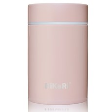 HiKaRi 不鏽鋼保溫便當盒, 粉紅色, 280ml