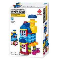 smoneo 摩登塔樓 樂高相容積木 55020, 混合顏色, 1個