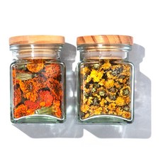 FLOAD 花茶茶葉禮盒組, 萬壽菊花茶+菊花茶, 1盒