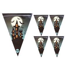 파티해 할로윈 삼각가랜드 5p, 달과성, 1세트