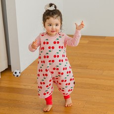 Cordi-i 孩童櫻桃圖案睡眠專用連身背心