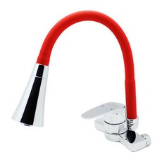 Tobagi 壁掛式鵝木龍頭 紅色, 1個