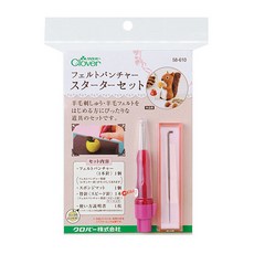 Clover 可樂牌 氈針織 + 海綿墊套組 58-610, 1套