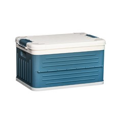 粉彩高端多功能折疊盒 45L, 藍色, 1個