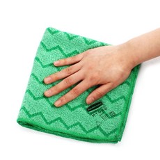 Rubbermaid Commercial Products Rumrvade 超細纖維濕巾綠色 Q620, 1個