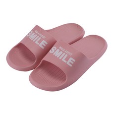 純色客廳浴室拖鞋, 粉色(女款), 1套
