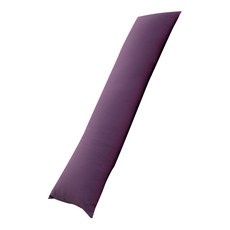 素色長抱枕, 深紫色