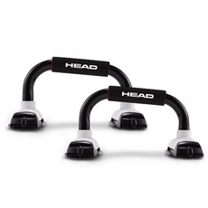 HEAD 俯臥撑健身器材2p, 白色+黑色