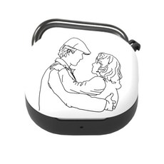 NUART Buds Live/Buds Pro/Buds 2 設計款硬殼保護套, 單一商品, 情侶跳舞01, 1個