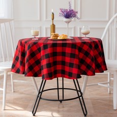 Maket Gamseong 布藝家用圓形桌布, 款式10, 150cm
