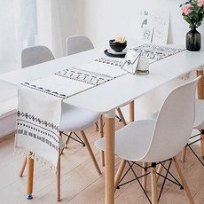 Allove Home 鄉村風簡約防水桌旗, Type1, 32 x 160 cm