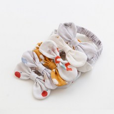 ggoom duboo 女童印花蝴蝶結髮帶6件組