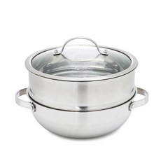 福爾摩斯2層IH不銹鋼3底蒸鍋, 28厘米, 1個