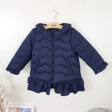 WISHKIDS 女童款荷葉邊保暖外套