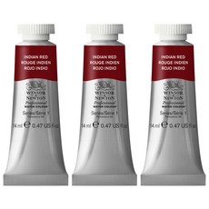 WINSOR&NEWTON 溫莎牛頓 專業水彩317印度紅3p, 14ml, 1色