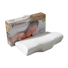 famizio 立體記憶海綿枕頭, 白色的, 1組