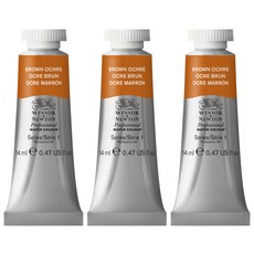 윈저앤뉴튼 프로페셔널 수채물감 059 Brown ochre 3p, 14ml, 1색