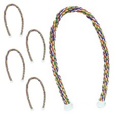 Leaf Parrot 鸚鵡彩色棉棲木 03372 小型, 5個, 混色