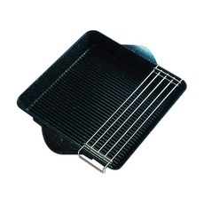 IH感應爐適用大理石不沾方形橫紋煎烤盤, 32.5厘米, 1個