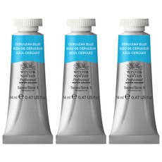 WINSOR&NEWTON 溫莎牛頓 專業水彩137蔚藍3p, 14ml, 1色