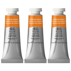 WINSOR&NEWTON 溫莎牛頓 專業水彩089鎘橙3p, 14ml, 1色