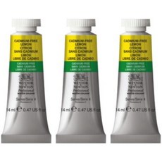 WINSOR&NEWTON 溫莎牛頓 專業水彩 898 CF 檸檬 3p, 14ml, 1色