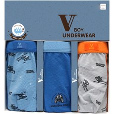 V Underwear 男童浩克四角內褲3件組