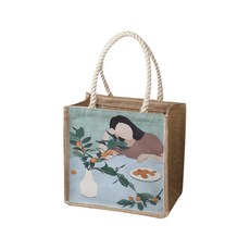 I Love Home 日式帆布便當袋 餐桌 女性, 1個