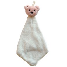 柔軟熊擦手巾, 白色的, 1個