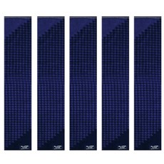 Jisol千鳥格運動毛巾 100g, 藍色, 5個