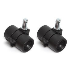 彩色輪子髮夾 黑色, 2個