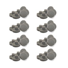 ALTTEURI 圓形防滑墊, 灰色, 48入