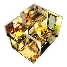KkomiDEAL DIY微型屋 東方風格 29 竹影 + 製作工具, 混合顏色, 1個