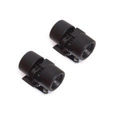 彩色輪子平止 黑色, 2個