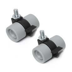 彩色輪子螺絲止動片 灰色, 2個
