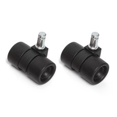 彩色輪子髮夾 旋轉 黑色, 2個