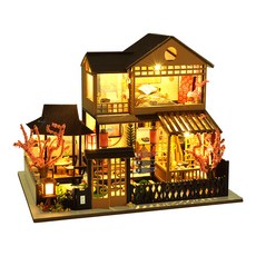 Kkomideal DIY 微型房子東方風格 40 住在櫻桃樹上 + 手工工具, 混色