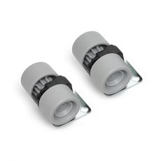 彩色輪子平旋轉 灰色, 2個