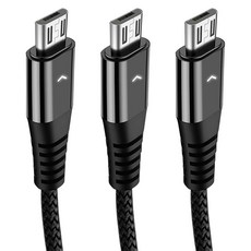 Valkyrie Micro 5pin 高速充電線 1.8m, 黑色, 3個
