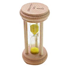 木質圓形沙漏 1分鐘, 隨機出貨