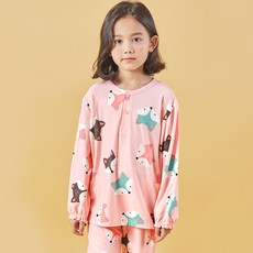 Uni FRIend 童款狐狸圖案長袖長褲睡衣套裝