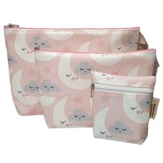 도토마리 다용도 파우치 3종 세트, 달과별