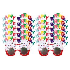 生日派對眼鏡, 紅色, 10個