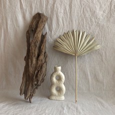 永生花椰子樹葉 S, 綠色