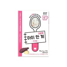 프띠아띠 푸드트리 3분에 아이한끼 이유식 6개월, 고구마, 7개, 13g