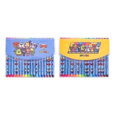 STUDIO EIGHT Brawl Stars 親筆簽名筆設計隨機出貨, 混色, 2套