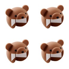 THE ZAKKA 動物造型邊角防撞墊 棕色, 4個